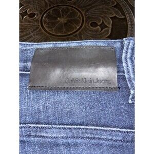 Calvin Klein Mens Blue Jeans 36x30 VINTAGE STRAIGHT New with Tag